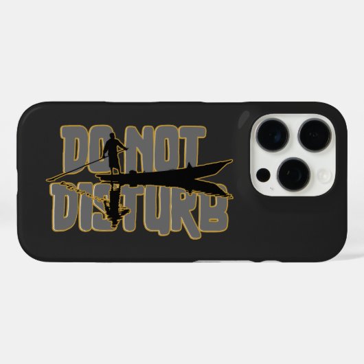 Do Not Disturb – Peaceful Solitude Boat Design Case-Mate iPhoneケース (裏面 (横))