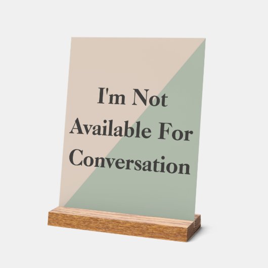 Do Not Disturb Quiet Please Productivity アクリルサイン (傾斜)