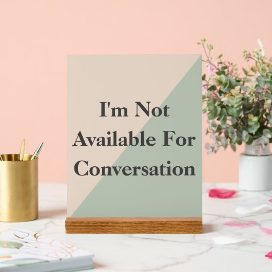 Do Not Disturb Quiet Please Productivity アクリルサイン (ウェディング)