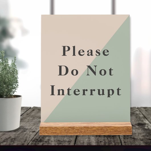 Do Not Disturb Quiet Space Productivity アクリルサイン