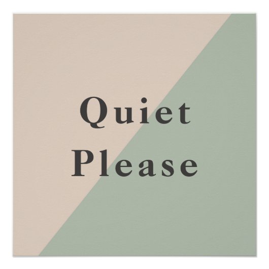 Do Not Disturb Quiet Space Productivity ポスター (正面)