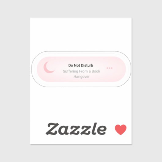 Do not Disturb - Suffering From A book Hangover シール (シート)