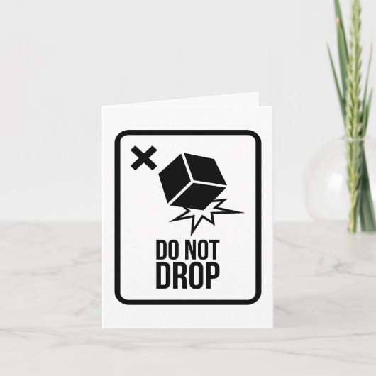 Do not drop カード (正面)