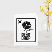 Do not drop カード (黄色い花)