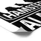 Do Not Feed The Giant Hamsters Grizzly Bear Funny  ポスター (角)