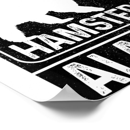 Do Not Feed The Giant Hamsters Grizzly Bear Funny  ポスター (角)