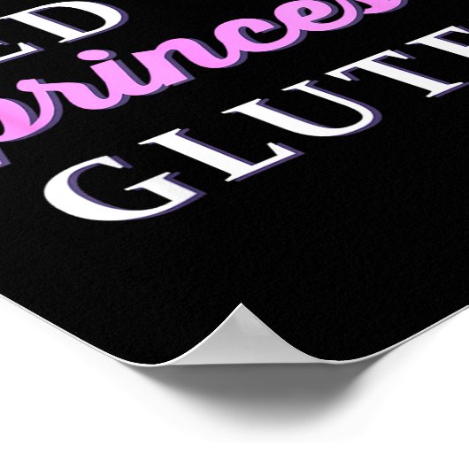 Do Not Feed The Princess Gluten  ポスター (角)