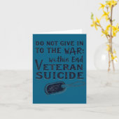 Do Not Give In To The War Within End Veteran Suici カード (黄色い花)