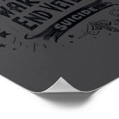 Do Not Give In To The War Within End Veteran Suici ポスター (角)