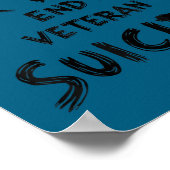 Do Not Give In To The War Within End Veteran Suici ポスター (角)