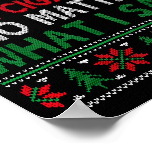 Do Not Give Me Cigarette No What I Say Ugly Christ ポスター (角)