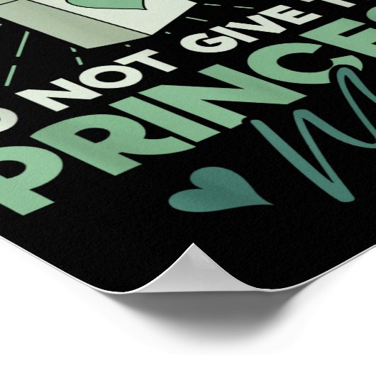 Do Not Give This Princess Milk - Dairy Lactose  ポスター (角)