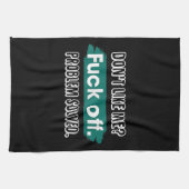 Do Not Like Me F*Ck Off Problem Resolved おもしろい Sas キッチンタオル (横)