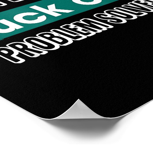 Do Not Like Me F*Ck Off Problem Resolved おもしろい Sas ポスター (角)