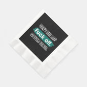 Do Not Like Me F*Ck Off Problem Resolved おもしろい Sas 縁ありランチョンナプキン (角)