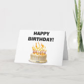 DO NOT LOOK BIRTHDAY CARD カード (裏面)