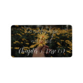 do not lose hope nor be sad ラベル (正面)