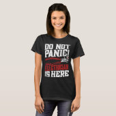 Do Not Panic Electrician Is Here   Electrician Tシャツ (正面フル)