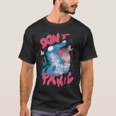 Do not panic scary shark tシャツ (正面)