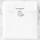 Do Not Perceive Me Ghost Sticker スクエアシール (バッグ)