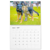 “DO NOT PET” - US Military Working Dogs Calendar カレンダー (3月 2027)