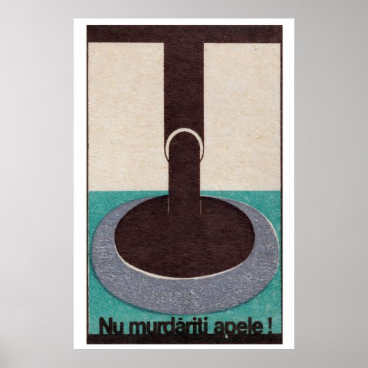 Do Not Pollute The Water - Matchbox Print ポスター (正面)