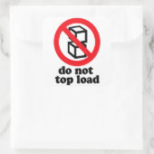 Do Not Top積荷出荷ラベル スクエアシール (バッグ)
