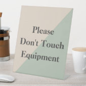 Do Not Touch Equipment Professional Boundary 台座サイン (インサイチュ)
