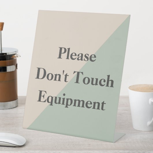 Do Not Touch Equipment Professional Boundary 台座サイン (インサイチュ)