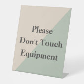Do Not Touch Equipment Professional Boundary 台座サイン (正面)