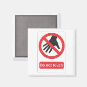 Do not touch Schild マグネット (正面/裏面)