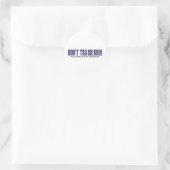 Do not-TSA-Me-BRO.xpng ラウンドシール (バッグ)