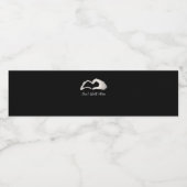 Do not Walk – ホワイトクラシックハート – スケルトンハンド ペットボトルラベル (シングルラベル)