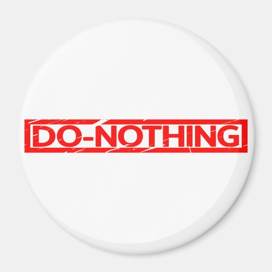 Do-Nothingスタンプ マグネット (正面)
