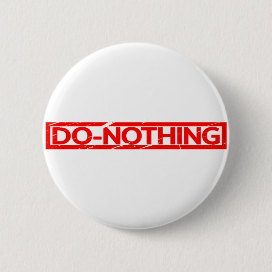 Do-Nothingスタンプ 缶バッジ (正面)