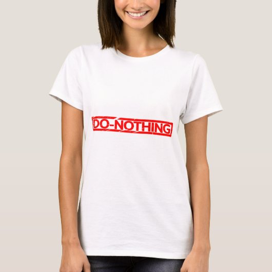 Do-Nothingスタンプ Tシャツ (正面)