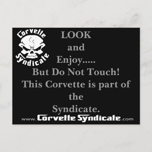 Do Nottouchはがき ポストカード (正面)