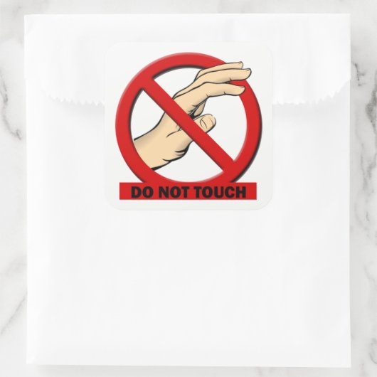 Do NotTouch スクエアシール (バッグ)