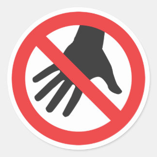 Do NotTouch ラウンドシール