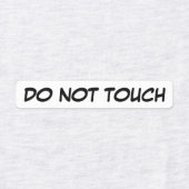 Do NotTouch ラベル (デザイン2)