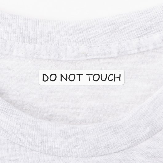 Do NotTouch ラベル (貼付)
