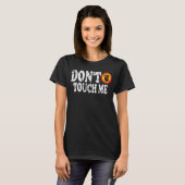 Do notTouchMeサイン反社会的ヴィンテージ Tシャツ (正面フル)