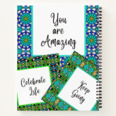 DO-OVERトラックやる気を起こさせるプ感動的ラン ノートブック (裏面)