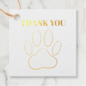 Do Paw Print Line Art フェイバータグ (正面)