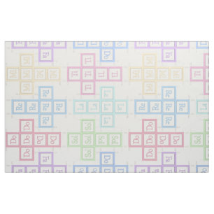 "Do Re Mi"ミュージカルベビーブロック4"裁縫パターン ファブリック