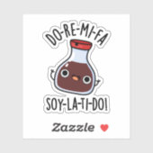 Do Re Mi Fa大豆La Ti醤油プリン シール (シート)