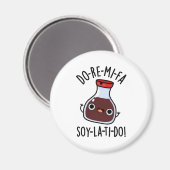 Do Re Mi Fa大豆La Ti醤油プリン マグネット (正面/裏面)