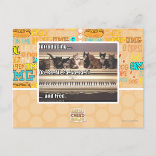 Do, Re, Mi, Fa, So, La, Ti, Fred ポストカード