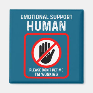 Do Shirt Emotional Support Human Halloween Costume マグネット