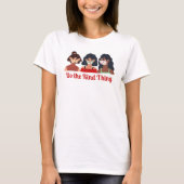 Do the Kind Thing -顔マスク認識度シャツ Tシャツ (正面)